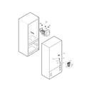 Kenmore 79578309805 ice maker parts diagram