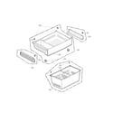 Kenmore Elite 79571049010 freezer parts diagram