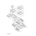Kenmore Elite 79578544802 refrigerator parts diagram