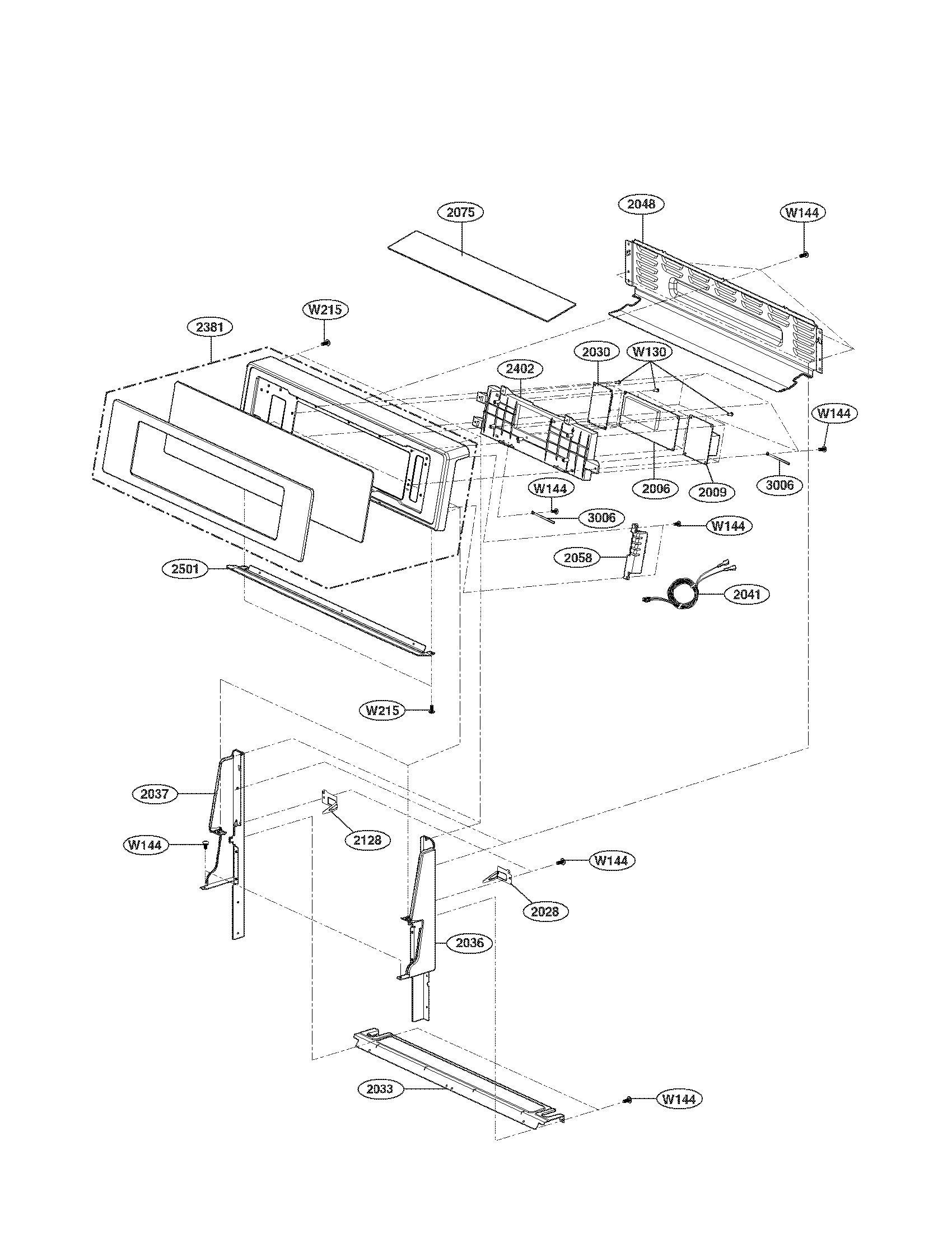 LG LRG3095SB/00 controller parts diagram