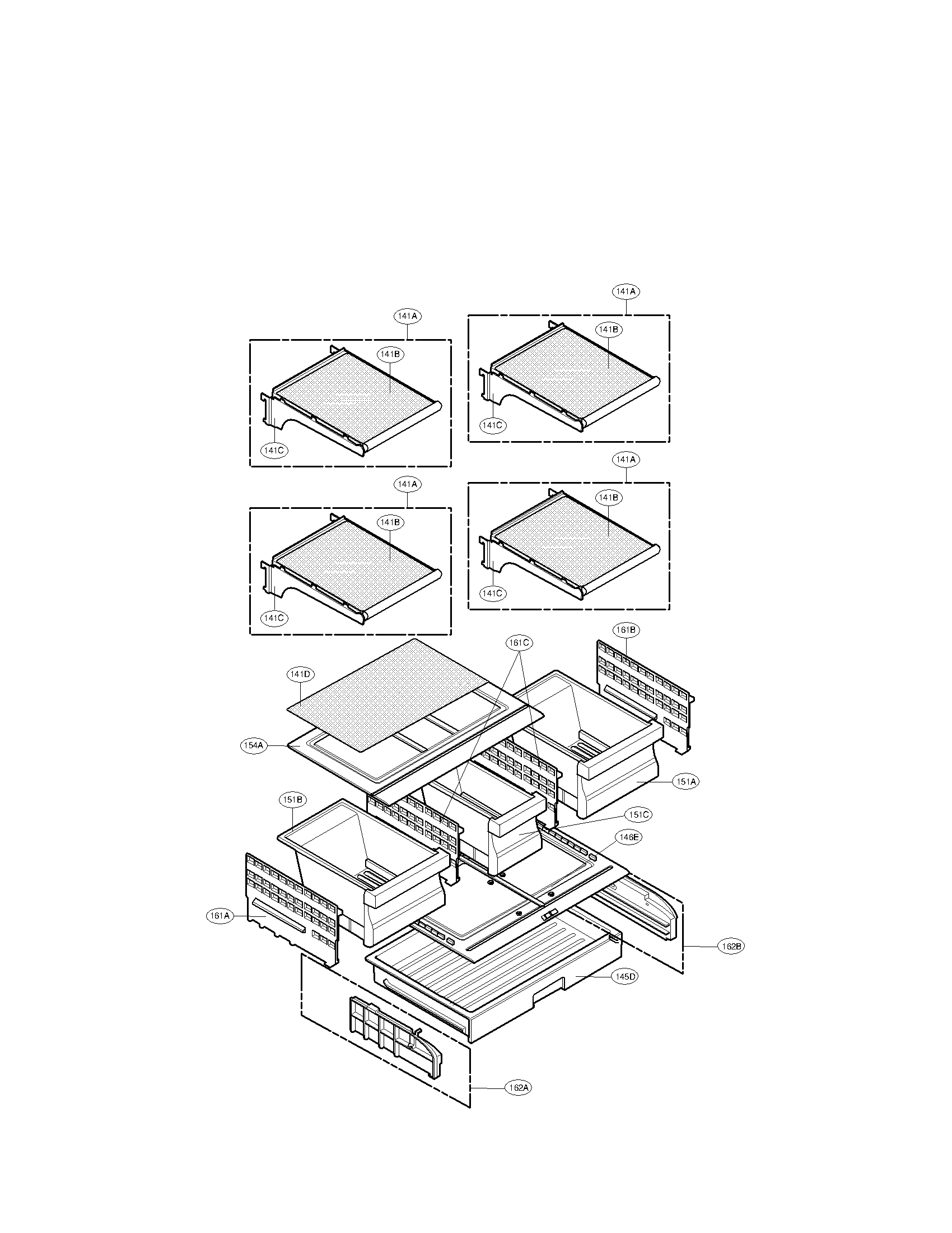 LG LFC25776ST/00 refrigerator parts diagram