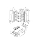 LG LFC25776ST/00 door parts diagram