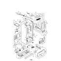 LG LFX28978ST/00 case parts diagram