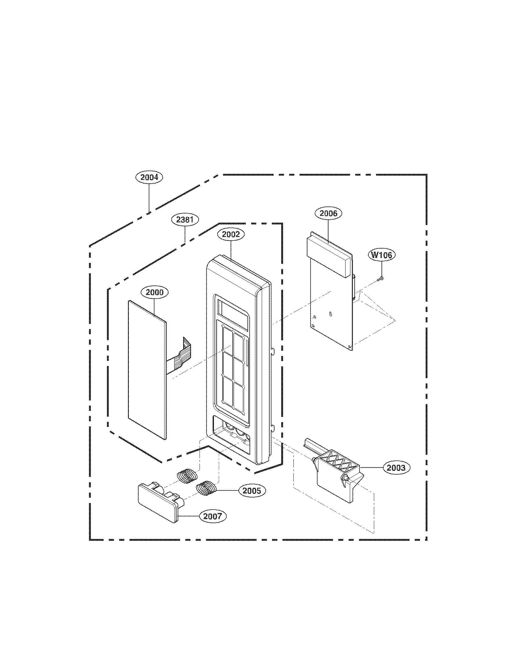 Kenmore 72169129010 controller parts diagram