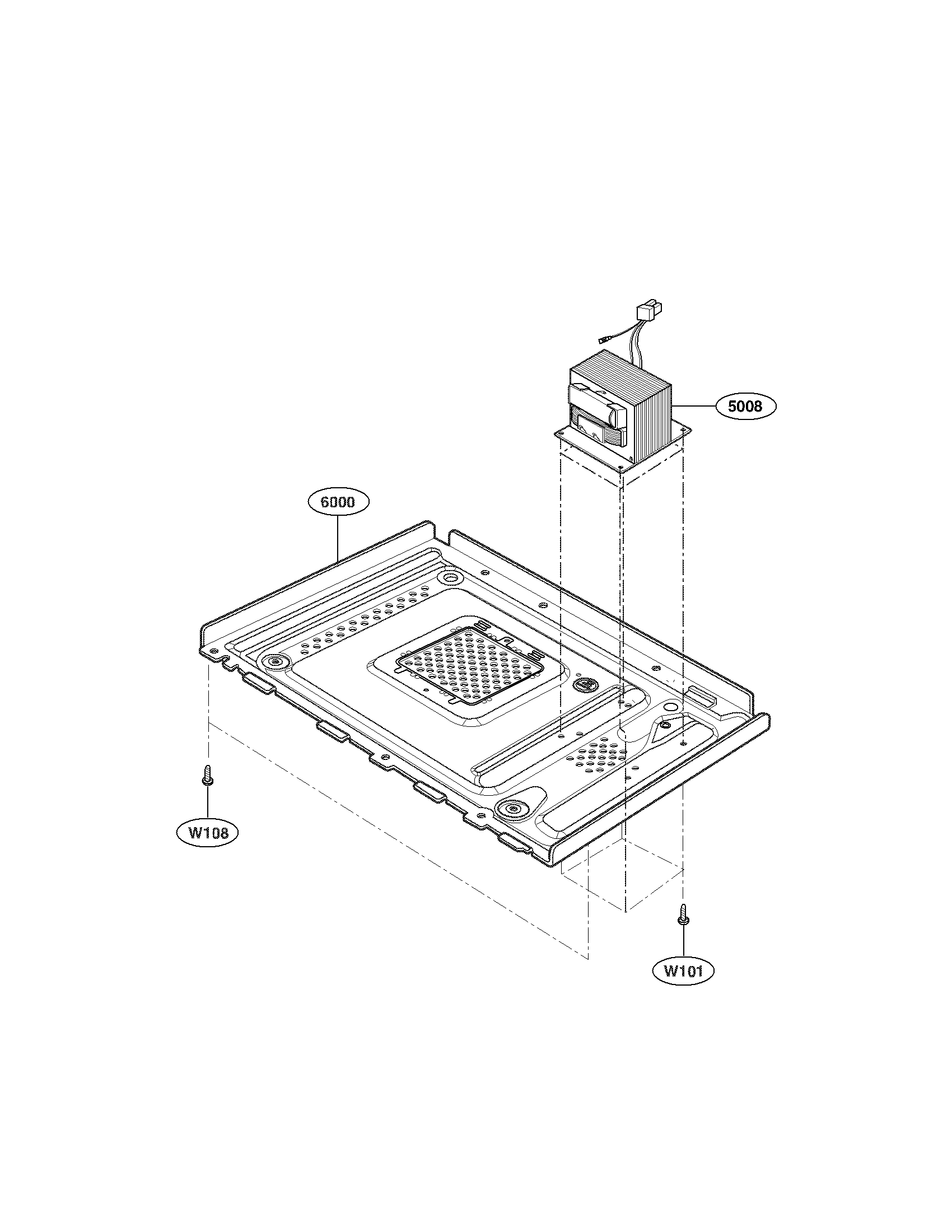 Kenmore 72166227700 base plate parts diagram