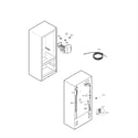 Kenmore Elite 79578342802 water and ice maker parts diagram