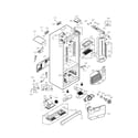 Kenmore Elite 79579753902 case parts diagram