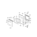 LG LWS3010ST upper door parts diagram