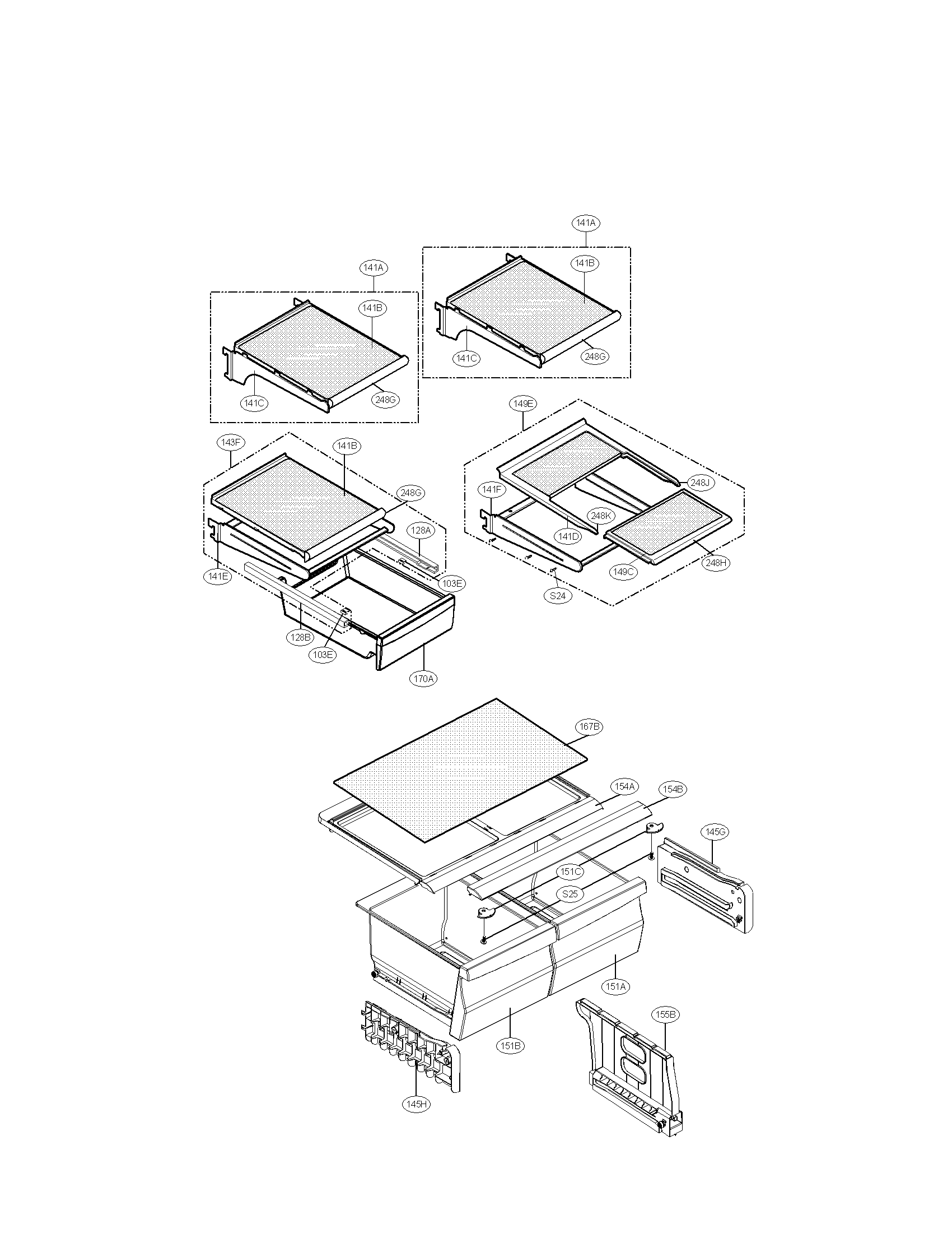 Kenmore Elite 79578343803 refrigerator parts diagram