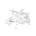 LG LRE3012SW door parts diagram