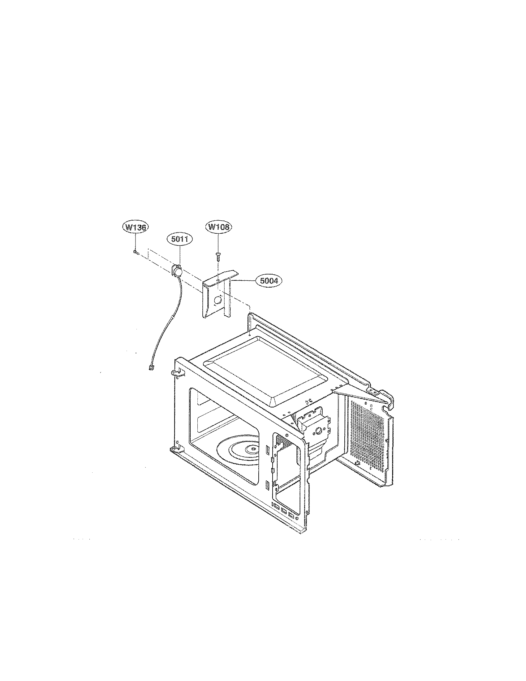 Kenmore 72162349200 sensor parts diagram