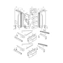Kenmore Elite 79579779903 door parts diagram