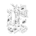 Kenmore Elite 79579779901 case parts diagram