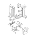 Kenmore Elite 79579754905 door parts diagram