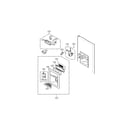 Kenmore Elite 79579754905 dispenser parts diagram