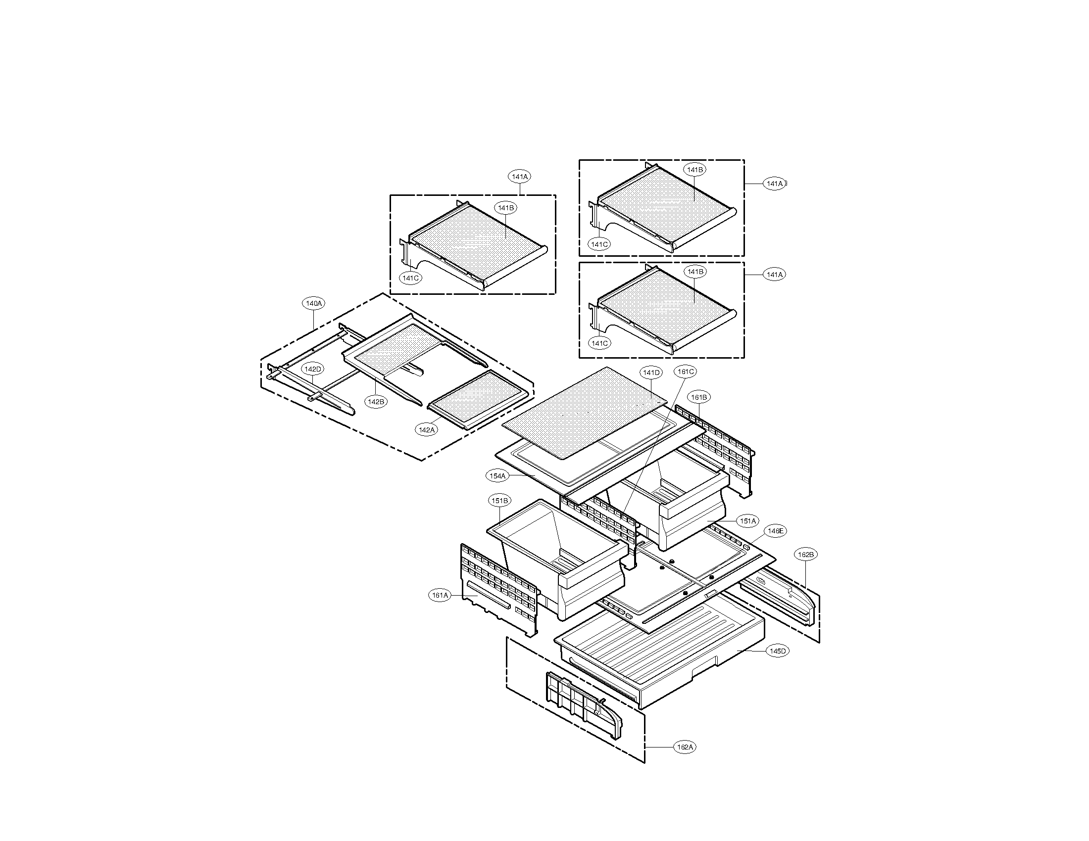 Kenmore Elite 79578733805 refrigerator parts diagram