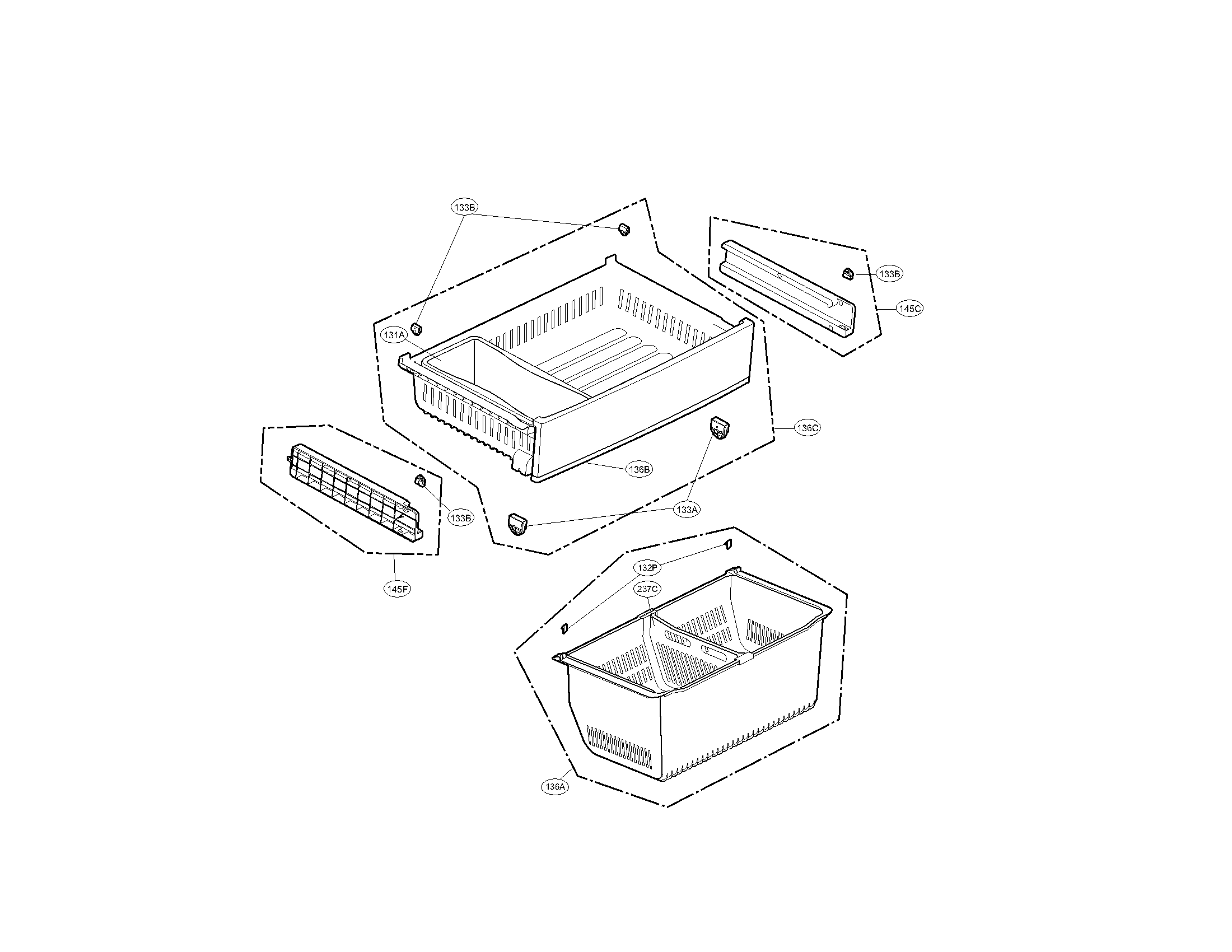 Kenmore Elite 79571059012 freezer parts diagram