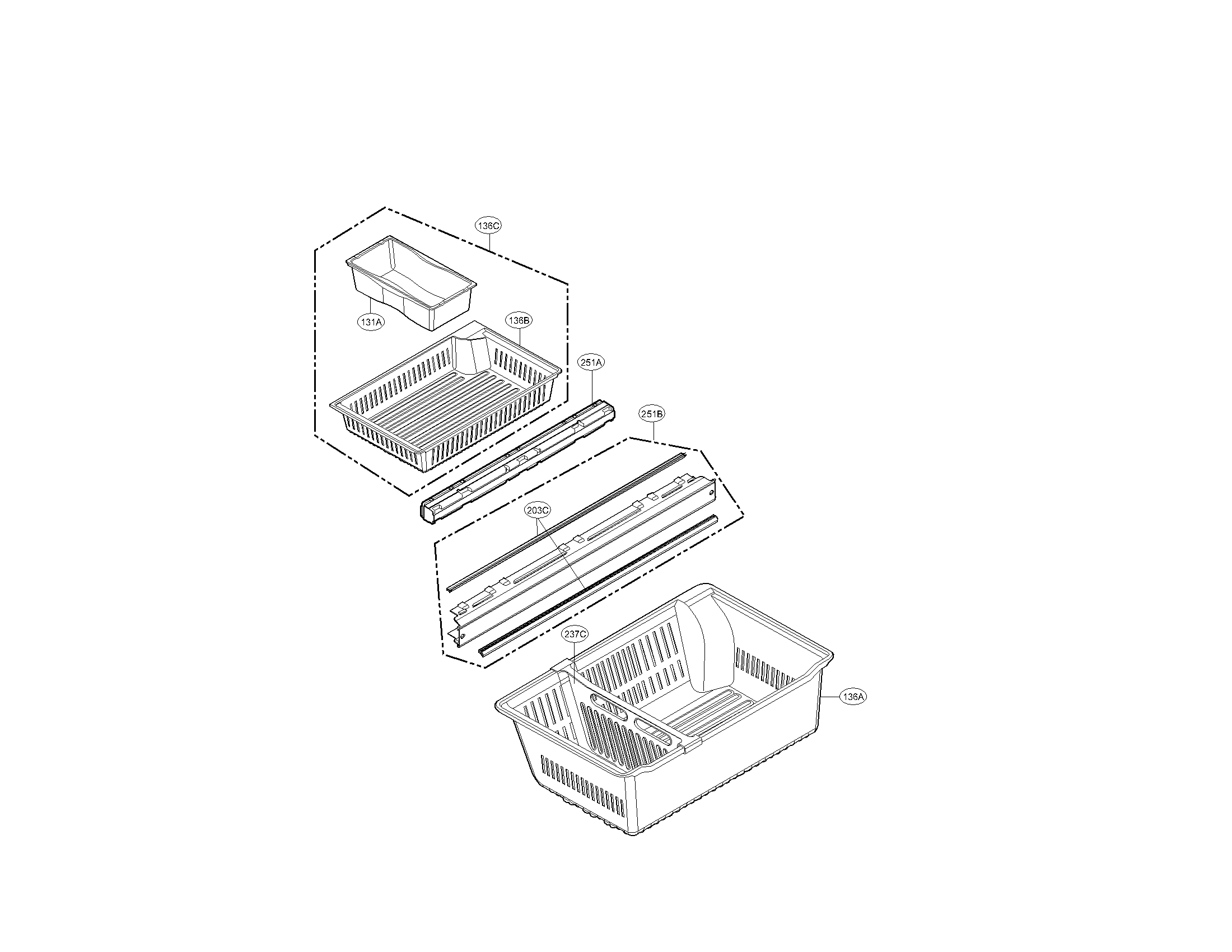 Kenmore Elite 79571079012 freezer parts diagram