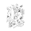 Kenmore 79571604011 case parts diagram