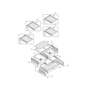 Kenmore 79571604011 refrigerator parts diagram