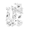 Kenmore Elite 79571049011 case parts diagram