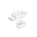 Kenmore Elite 79571049011 freezer parts diagram