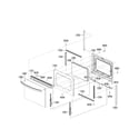 LG LDG3015SB lower door parts diagram