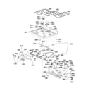 LG LDG3015SB cooktop parts diagram