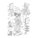 LG LDG3015SB lower cavity parts diagram