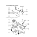 LG LSDF795ST panel and base assembly parts diagram