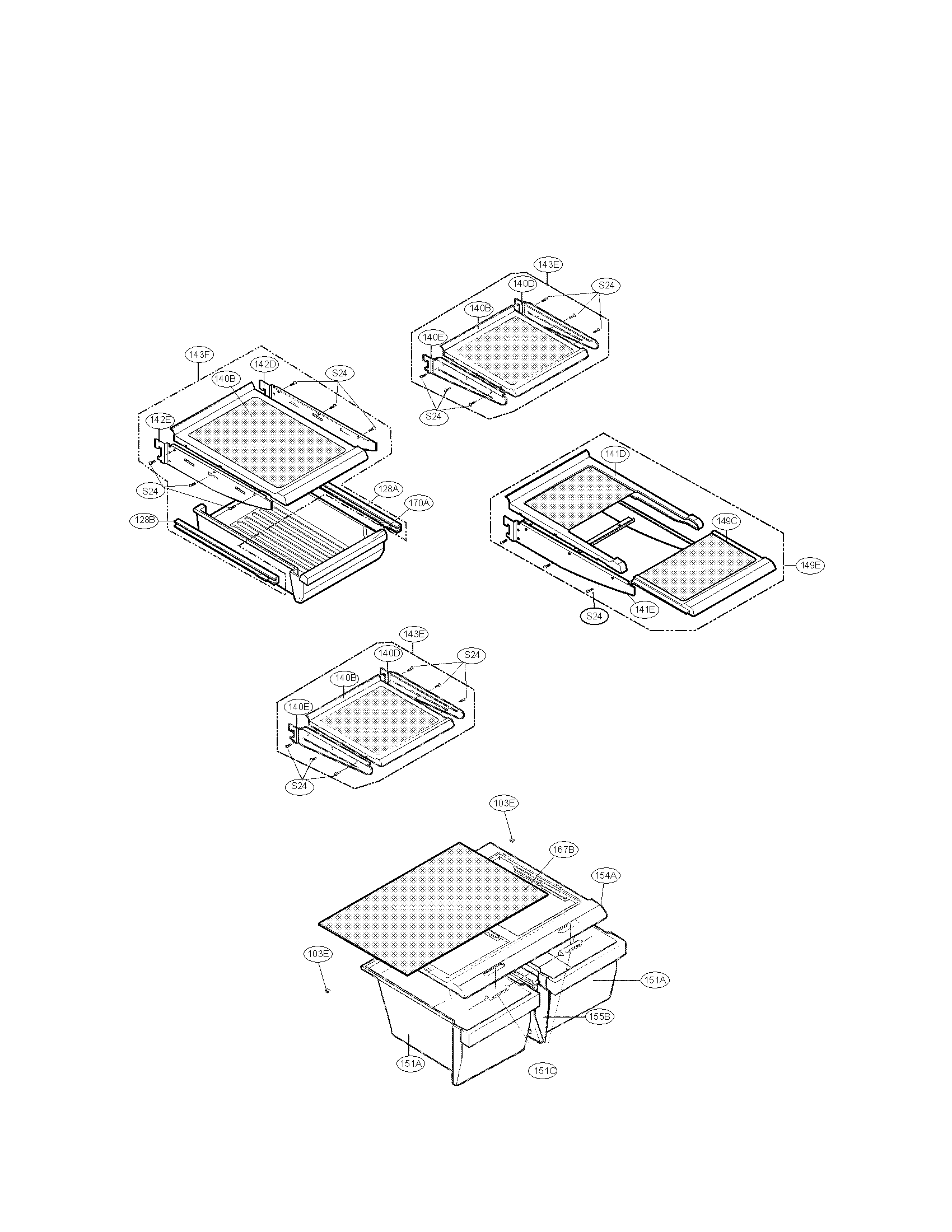 Kenmore 79569292902 refrigerator parts diagram