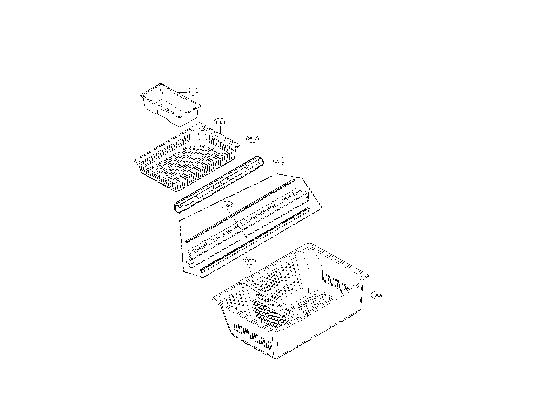 Kenmore Elite 79579779900 freezer parts diagram