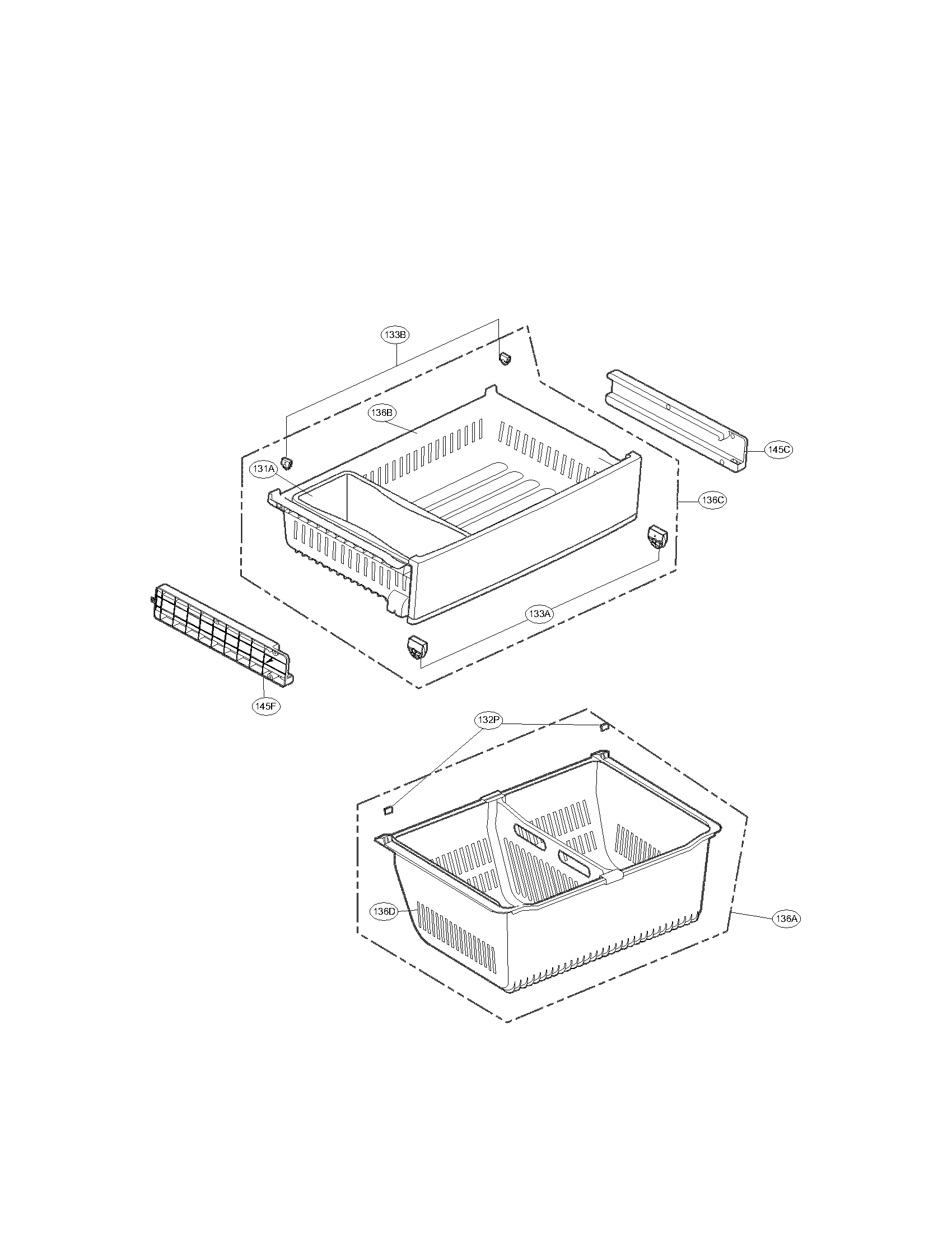 LG LFC25765SW/00 freezer parts diagram