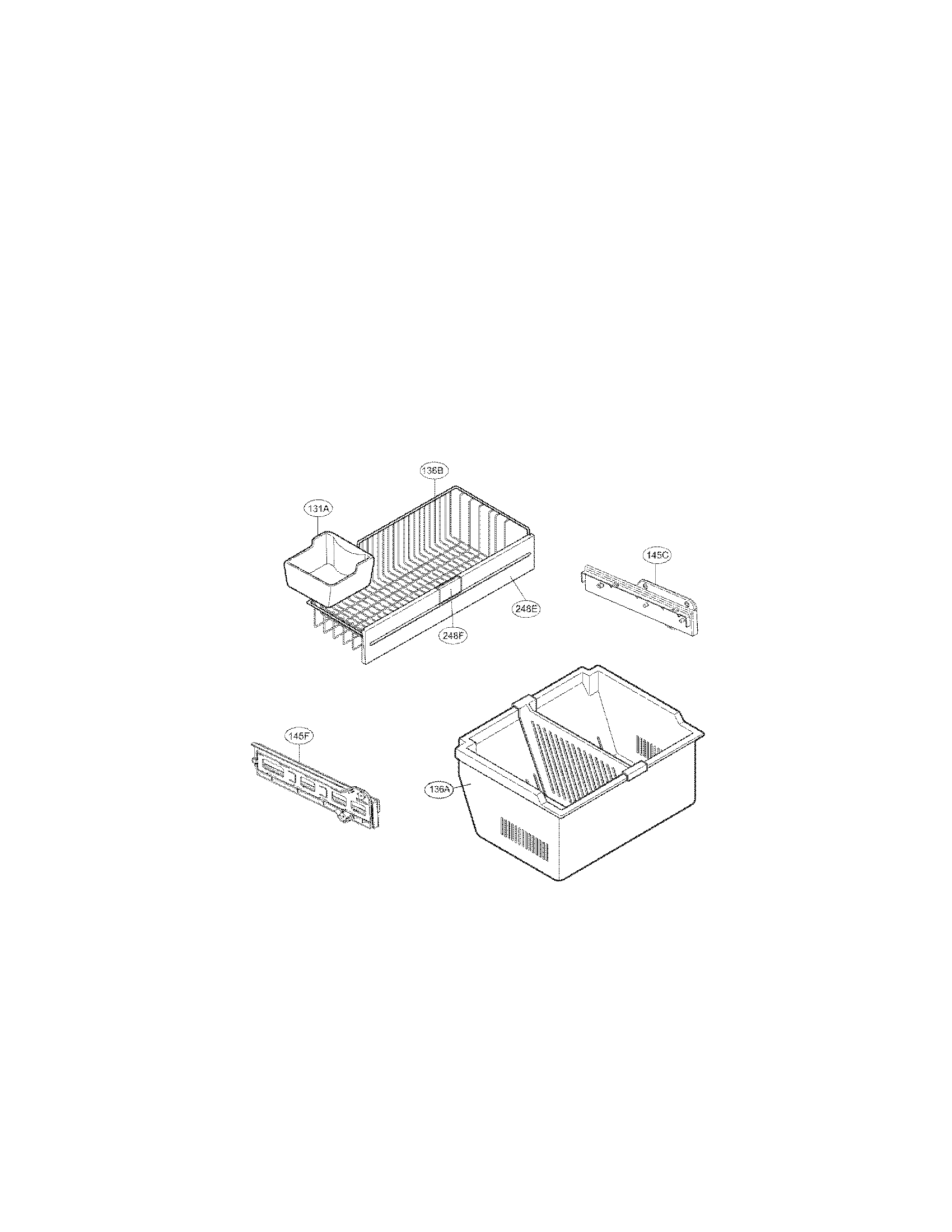 Kenmore 79571306011 freezer parts diagram