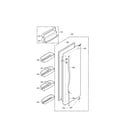 LG LRSC26911TT refrigerator door parts diagram