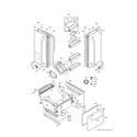 Kenmore Elite 79578753802 door parts diagram