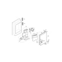 Kenmore Elite 79572062110 ice maker and ice bin parts diagram