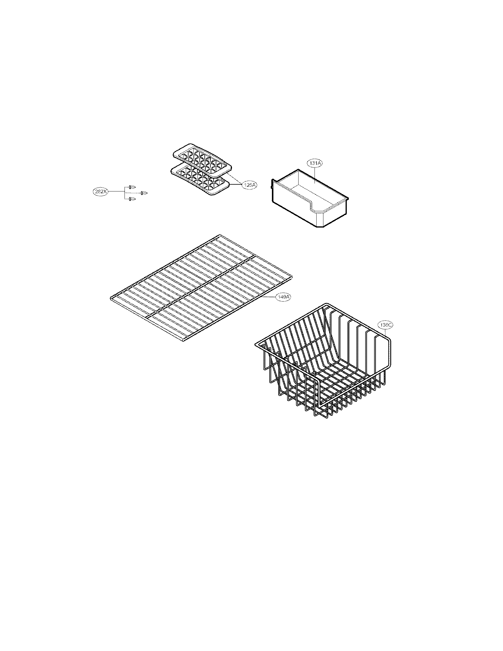 LG LRBN20512WW freezer parts diagram