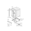 LG LDF7551ST exploded view parts 2 diagram