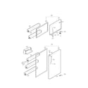 Kenmore 79578033210 door parts diagram