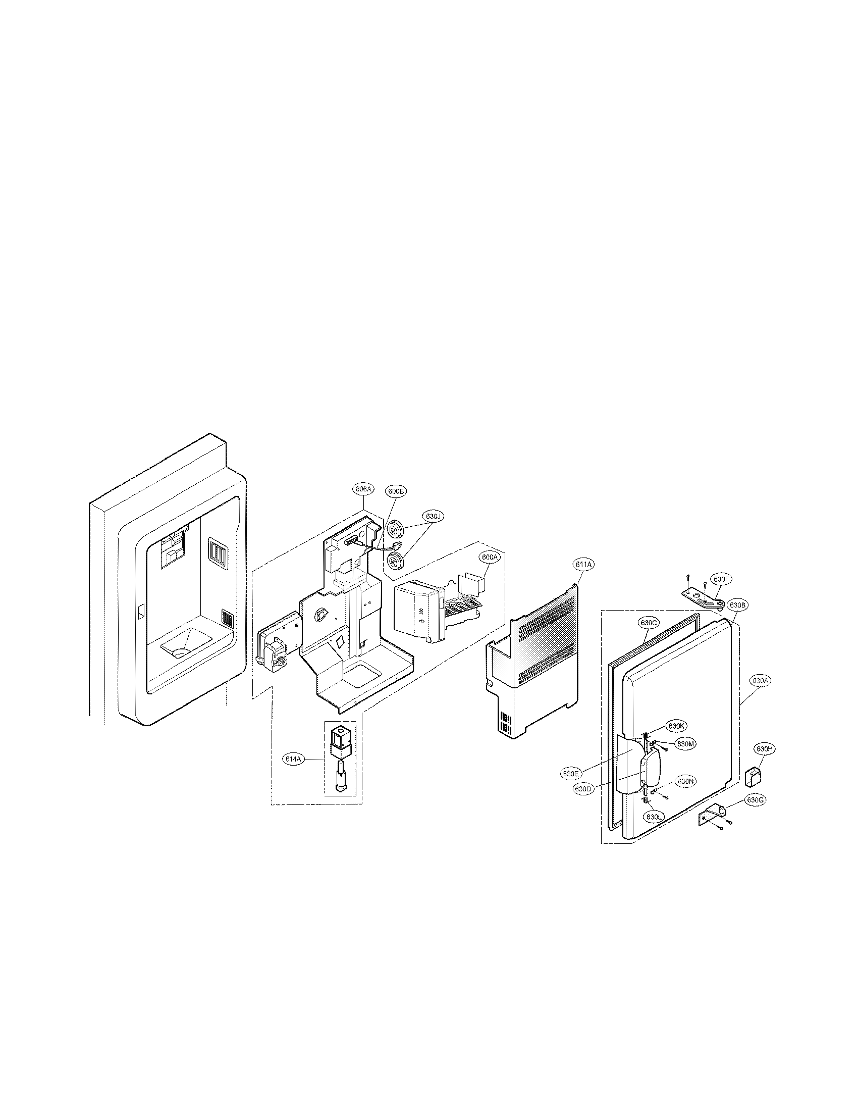 LG LFX21971ST/01 ice bank parts diagram