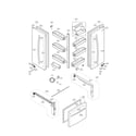 Kenmore Elite 79572129210 door parts diagram