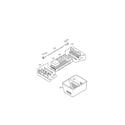 LG LFX25971SW/02 freezer parts diagram