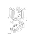 LG LFX25971ST/03 door parts diagram