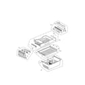 LG LFX31945ST/01 freezer parts diagram