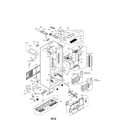 LG LFX31945ST/02 case parts diagram