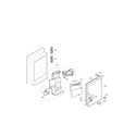LG LFX31945ST/02 ice maker and ice bin part diagram