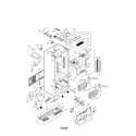 LG LFX31925ST/01 case parts diagram