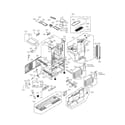 Kenmore Elite 79572182211 case parts diagram