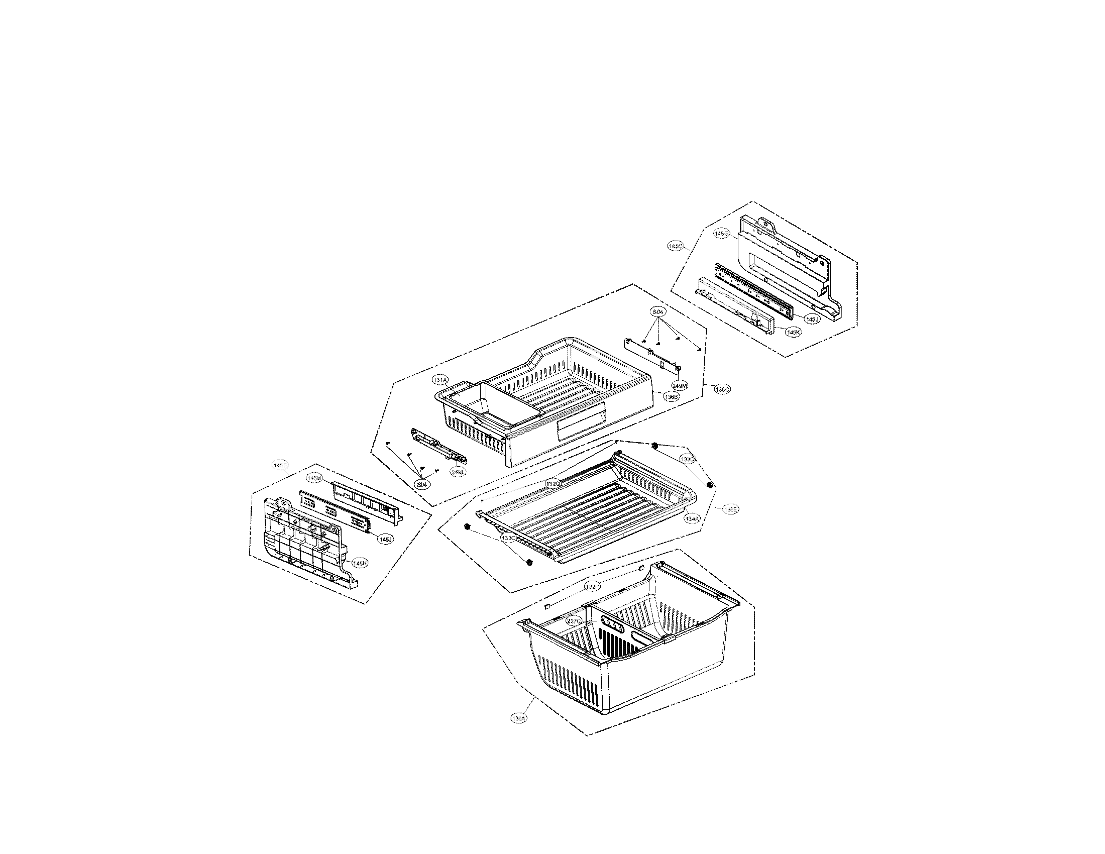 Kenmore Elite 79572062111 freezer parts diagram